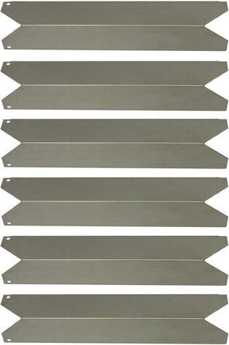 6Pcs Stainless Steel Heat Tent Plates fits for North American Outdoors 720-0419, 720-0459, BB10837A Gas Grills