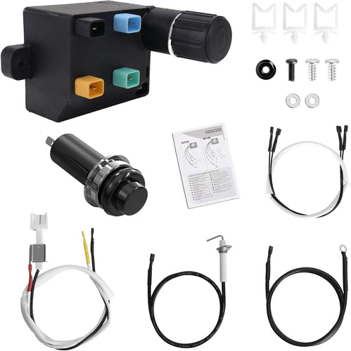 7643 69851 Igniter Kit for Weber Spirit 220 & 320 Series E-220/320/330/335 Gas Grills with Front Mounted Control Panels