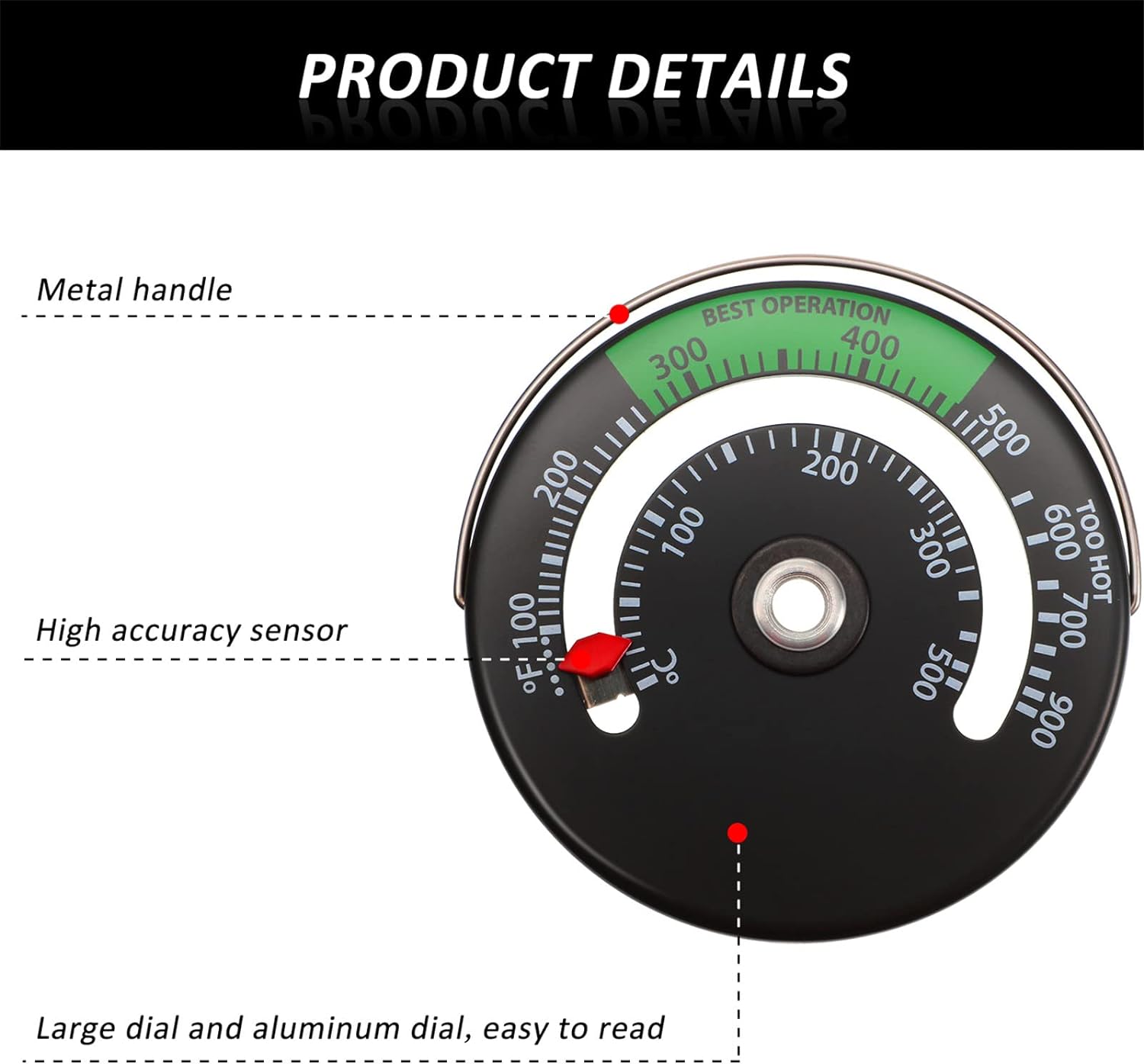 Stovepipe thermometers