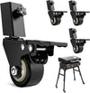 4 Pcs 2'' Caster Wheels with Safety Lock fits for Blackstone 17 and 22 inch Flat Top Griddle Grills