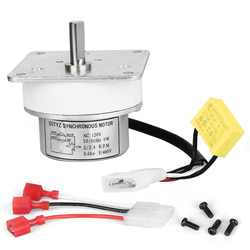 Auger Feed Motor for Quadra-Fire 812-4421, 812-4420 Compatible with Heatilator CAB50 PS35 PS50 7000-500 Classic Bay 1200 Insert (CB1200i)