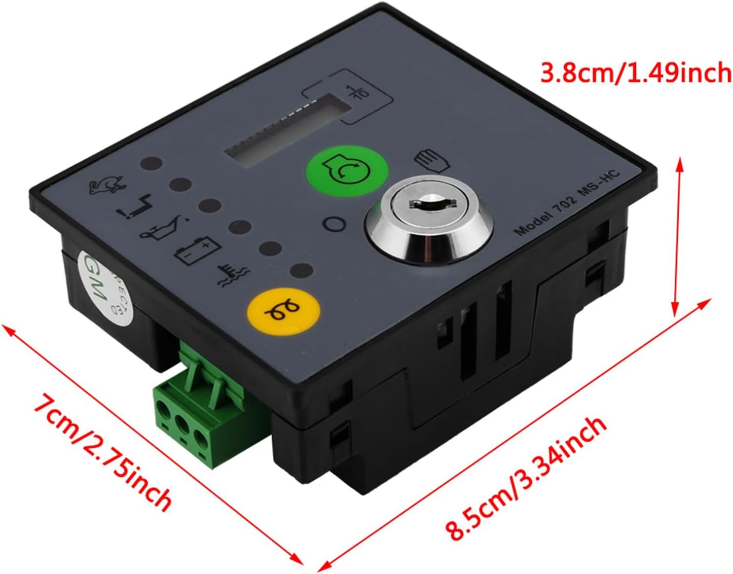 Generator Controller with Manual Start and Keys 702 MS-HC Electronic C