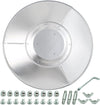 Patio Heater Reflector Shield, Aluminum Heat Reflector Shield Top for Propane Outdoor Heaters, 33" Diameter Round Dome Replacement Parts