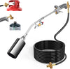 Propane Torch Weed Burner with 10FT Hose, Heavy Duty Blow Torch with Flame Control and Turbo Trigger Push Button Igniter, High Output 800,000 BTU