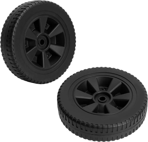 8 Inch Plastic Grill Wheels 2Pcs Kit for Sunbeam Grills