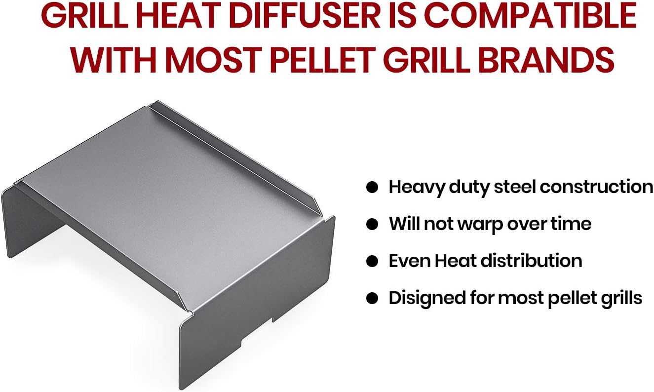 Heat Baffle Diffuser Replacement Part for Traeger, Camp Chef and Most ...