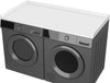 Washer Dryer Countertop 27.5" x 54", Non-Slip Laundry Topper for Washer and Dryer, Edge Rails for Laundry Room Organization and Storage, White
