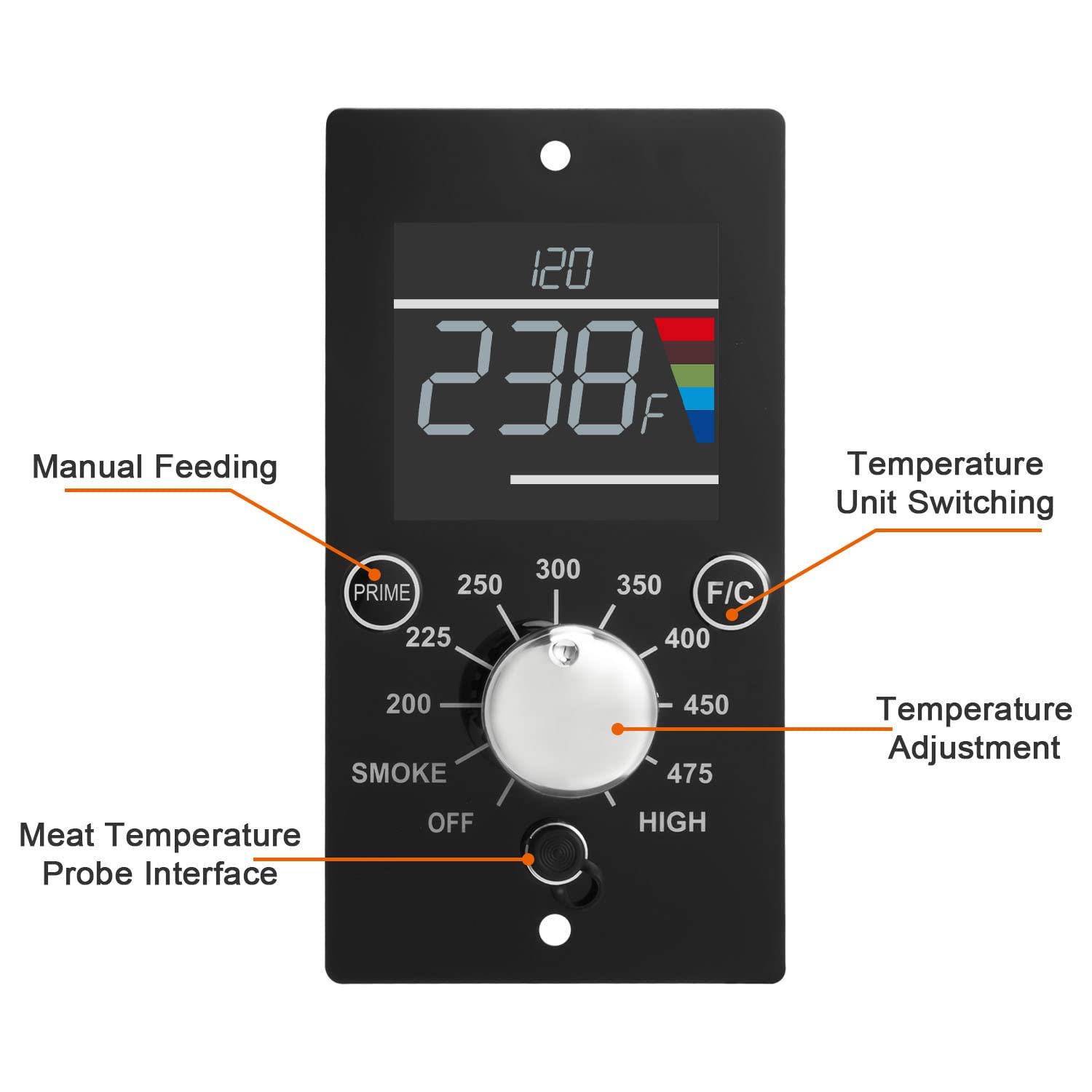 Control Panel Bbq Digital Control Board Thermostat Controller Kit for Pit Boss Mahogany ...