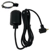 Sump Pump Tethered Float Switch, Universal Float Switch with Piggyback Plug for Sewage and Sump Pump with Reliable Water Level Sensor, 20 foot Cord