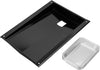 Grease Bottom Tray 62757 and Aluminum Catch Pan Kit for Weber Genesis 300 Series Front Knobs Models 2011 and Newer, Weber Parts
