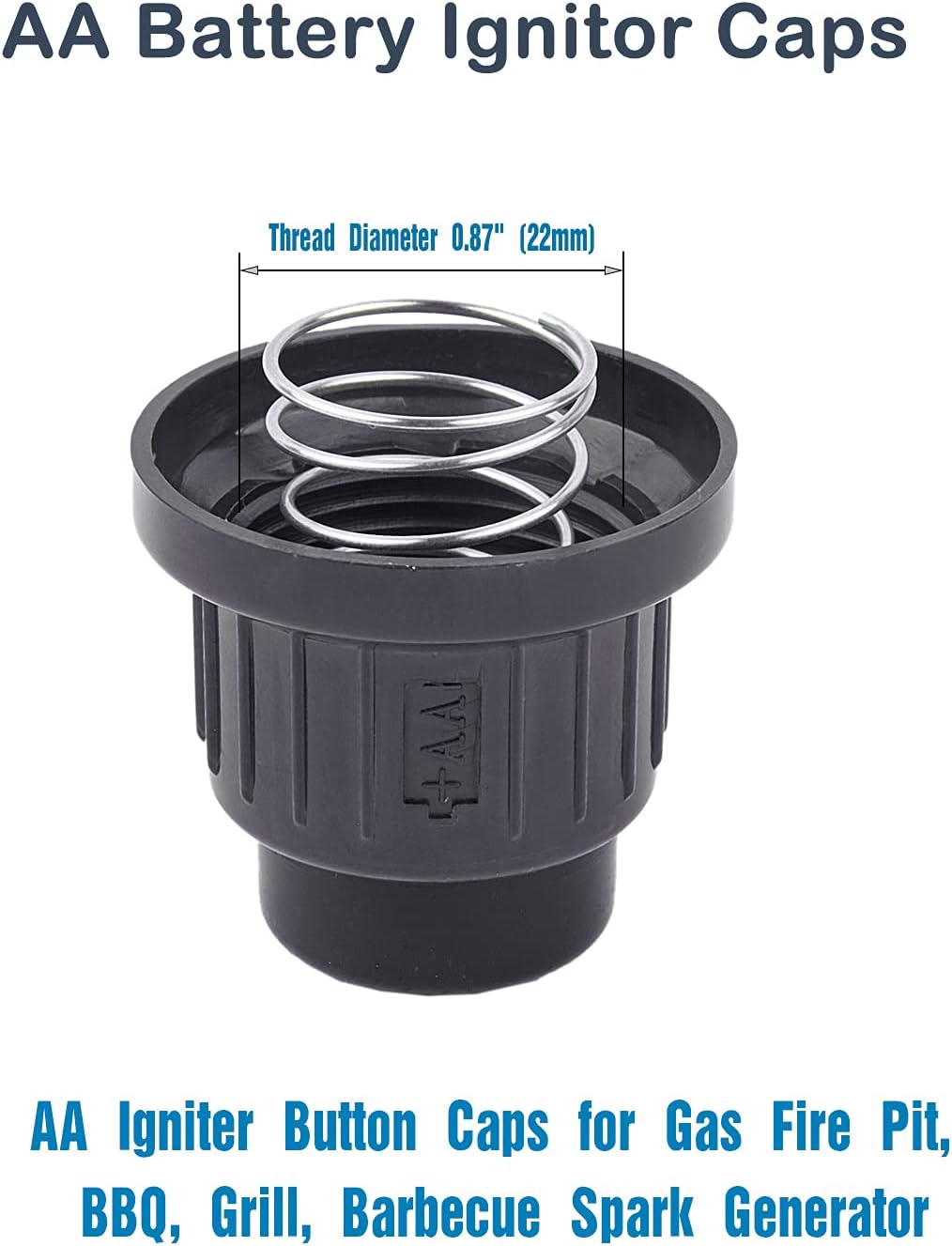thumbnail image 2 of BBQ Grill Ignitor - 5 Outlet Push Button Igniter With AA Battery 2 of 11