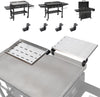 2-Pack Warming Rack for Blackstone 36" Griddles, Flat Top Reversible Rack Adds Prep Space, Foldable Clip-On Design Expands Cooking & Holding Area