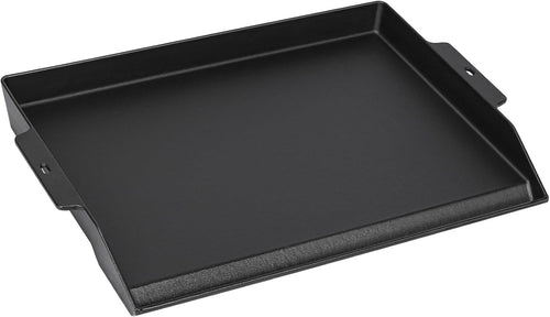 Cast Iron Griddle 23"x16" for Gas Grill, Universal Flat Top Grill Plate with Handles, Matte Porcelain Enamel Griddle for Charcoal Grill, Oven & Stove