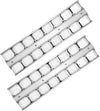 814558 Stainless Steel Heat Plates Briquette Tray for Wolf OG36 Gas Grill, Kit with 12Pcs Ceramic Briquettes
