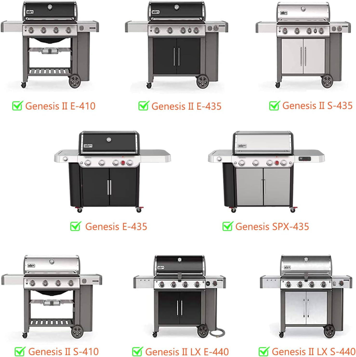 Grill Burner Genesis Burner Weber Genesis II S-435 4-Burner