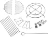 Turkey Fryer Parts Kit for Char-Broil The Big Easy, 22Pcs Turkey Fryer Accessories Kit