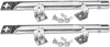 Burner Tubes Kit for Uniflame 2 Burner Gas Grills, BBQ Replacement Grill Parts, 12 - 17.5'' x 1''