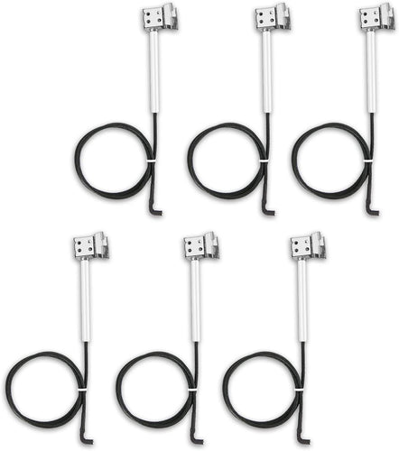 6 Pack Ignition Ceramic Electrode Igniters Kit for Dyna Glo 480, 500, 550 Series Gas Grills, BBQ Grill Replacement Parts