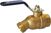 M76QT 3/4" Quarter Turn Hose Bibb FIP, 2 port, 3/4-Inch, Brass