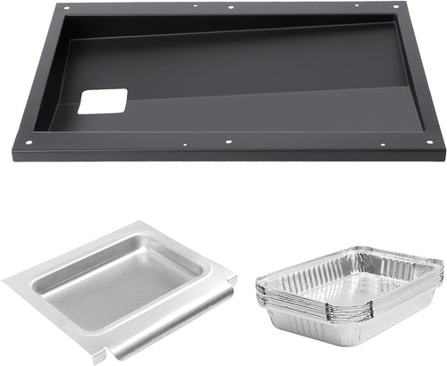Grease Bottom Tray 69804, Drip Pan and Liners Kit for Weber Spirit 300, 310, 315, 320, 330, 335 Series Models 2013 and Newer Gas Grills