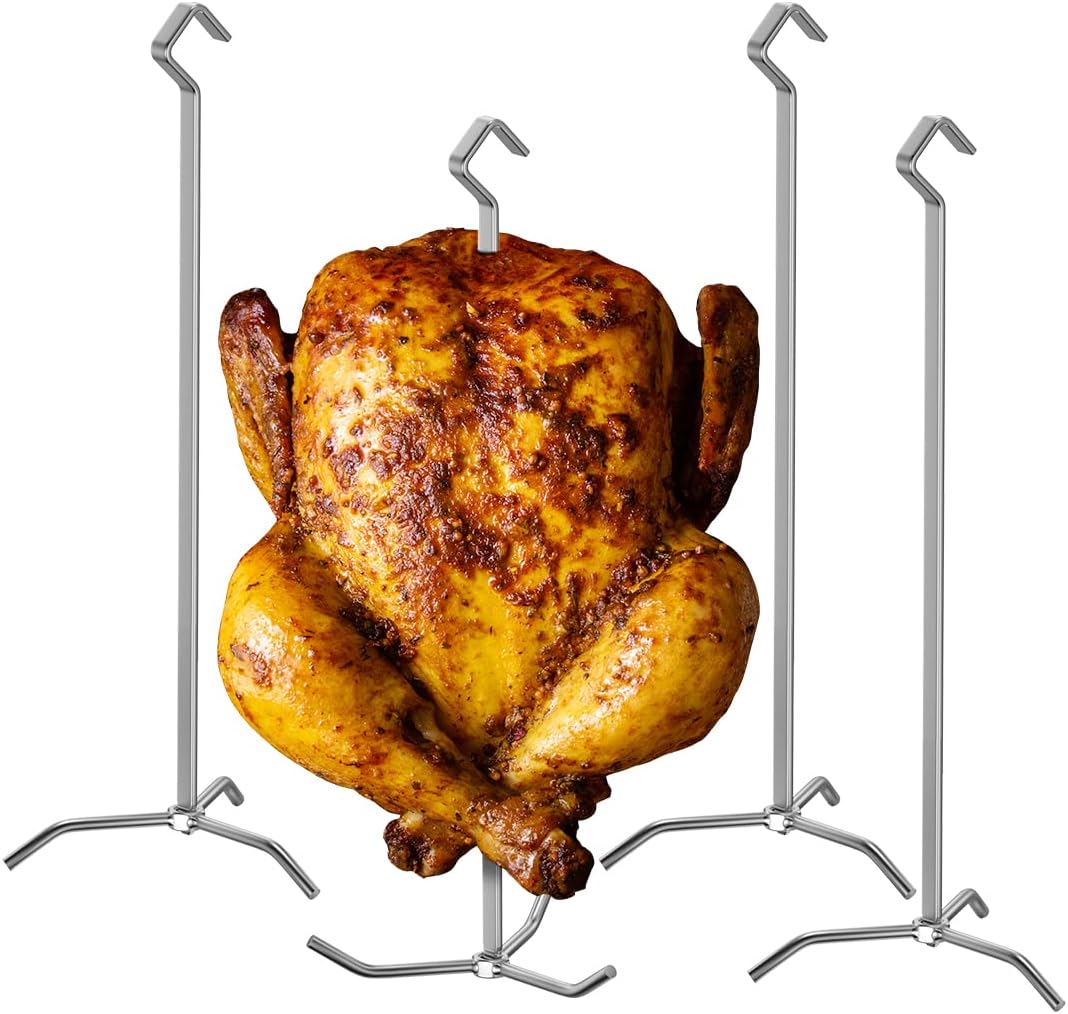 Vertical Removable Super Skewers Turkey Holder Poultry Hanger for