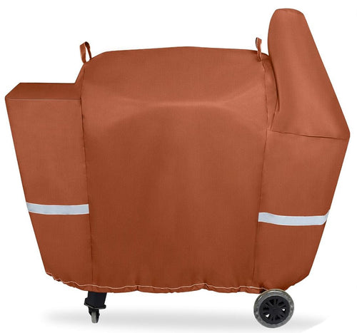 Grill Cover for Pit Boss Pro 820/850 Series 820D, 820FB, 820D3, 820SC, 820XL, 820PS1, 820CS1 Deluxe, Competition, Sportsman Wood Pellet Grills, Brown
