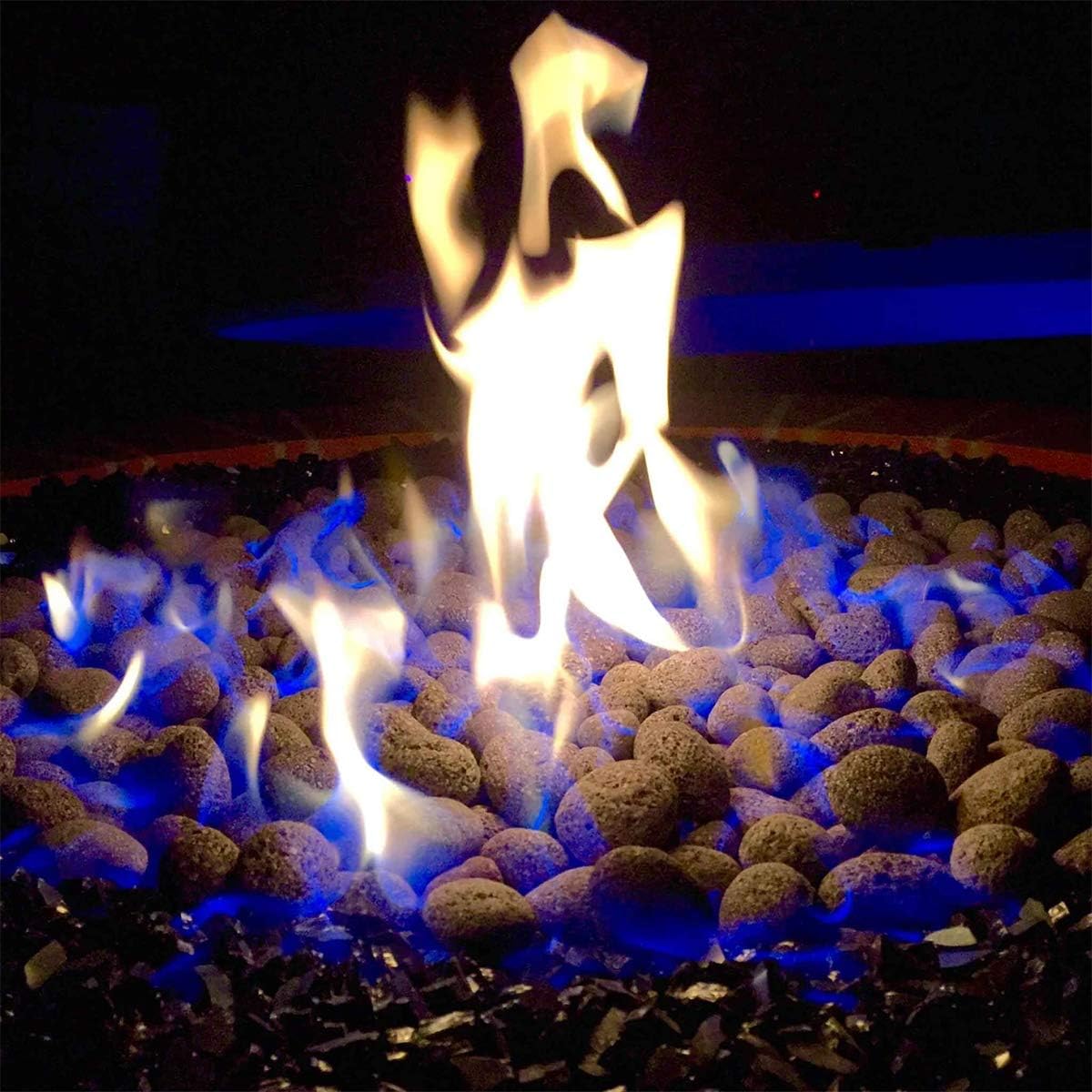 Stanbroil 10 Lbs Lava Rock Granules - 0.3-0.5 Cm Decorative Landscaping Rocks For Fire Pits & Fireplaces
