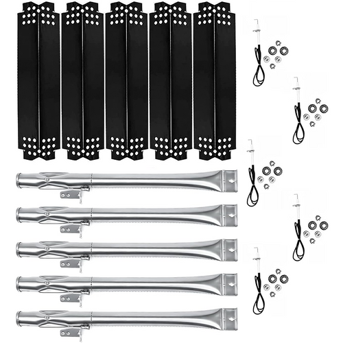 Replacement Parts Kit for Nexgrill 5 Burner 720-0888, 720-0888A, 720-0888B, 720-0888N, 720-0888S Grill, Burners and Heat Plates