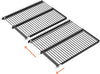 17" Cooking Grates for 2/3/4/5 Burner Grills, for Weber, Nexgrill, Char-Broil Grills, Extendable Width from 17.5" to 27.5" & Depth 16.96" to 17.5"