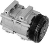 Air Conditioner AC Compressor for Ford Ranger 2001-2011(submodel: XL, XLT) Engine Compartment Compressor with Clutch Hub Rapid Cooling Replace 6511476