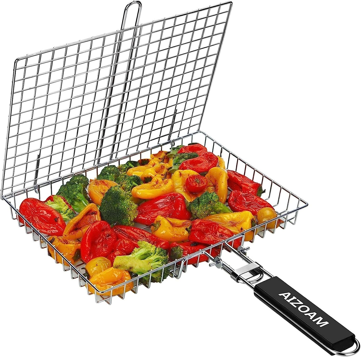 BBQ Grill Fish Basket Stainless Steel Grill Accessories Fits All Grills and Somkers, BBQ Accessories BBQ Grill Fish Basket Stainless Steel Grill Accessories Fits All Grills and Somkers, BBQ Accessories