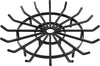 36 Inch Wrought Iron Log Grate Fire Pit Round Spider Wagon Wheel Firewood Stove Burning Rack Holder Chimney Hearth Kindling Stacking