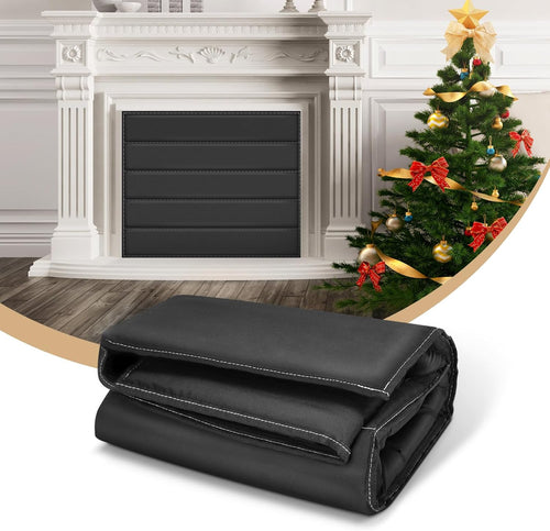 39"x32" Magnetic Fireplace Blanket for Heat Loss, Fireplace Blocker Blanket Cover Fireplace Draft Stopper for Inside Fireplaces