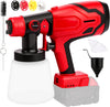 Paint Sprayer for Milwaukee M18 18V Battery, 4 Nozzles & 3 Patterns, 1400ML Container, Easy to Clean for Furniture, Cabinets, Fence, Walls, Doors etc