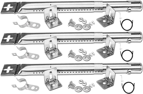 Burners Kit for Char-Broil 461320507, 463770915, 466250511, 466250512, 466721912 Commercial Series 3 Burner Gas Grill Models