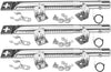 12-17.5 inch 3 Pcs Kit Burner Tube for Brinkmann Grill, Replacement Parts and Accessories