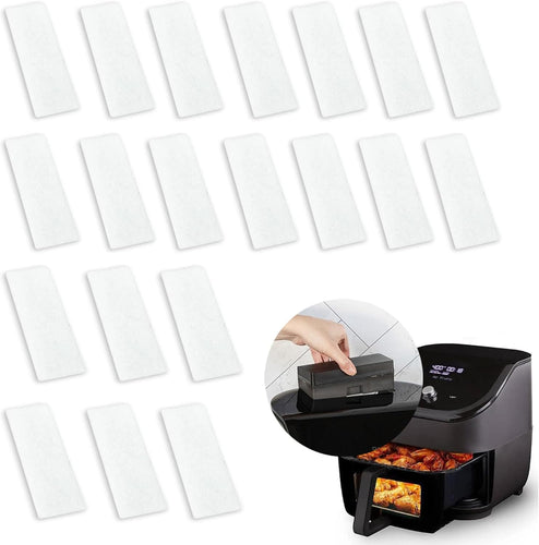 20 Pcs Air Fryer Filters for 6QT Instant Vortex Plus Air Fryer with ClearCook and OdorErase, Air Fryer Accessories Odor Erase Air Filters
