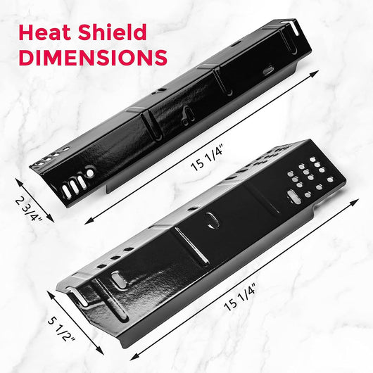 Grill-Heizplatten Set Für Dyna-Glo – Porzellanstahl, 5-teilig, Für 4-/5-Brenner Grills
