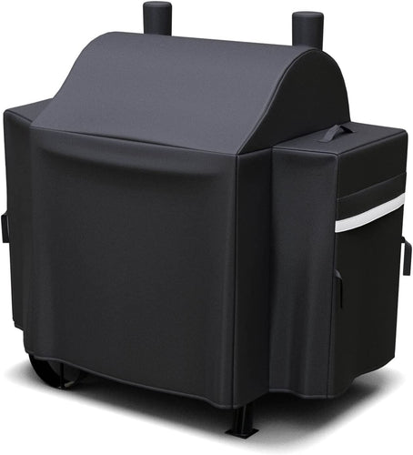 Grill Cover for Oklahoma Joe's 6837565P04 900 and Rider DLX Charcoal Offset Smoker Pellet Grill