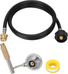 Grill Regulator with 5 Feet Propane Adapter Hose for C001, 5010000743, Coleman Roadtrip LXE, Le, Lx, LXX Grills, 9949 Series, 9942A5251, Low-pressure