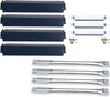 Replacement for Charbroil 463248208, 463268107, 466248208 Gas Grill Stainless Steel Burners, CrossoverTubes, Heat Plates, Electronic igniters