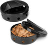 Mini Wood Chip Smoker Box, BBQ Smoker Box with Lid for Charcoal & Propane Gas Grill
