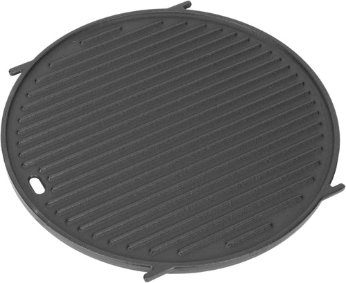 Cast Iron Griddle Gourmet BBQ System Sear Grate 8834 for Weber 22 Inch Original Kettle Premium/Charcoal Grill
