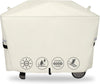 Grill Cover 7112 for Weber Q2000, Q2200, Q2400, Q2000N+, Q2800N+, Q300, Q320, Q3000, Q3200 Gas Grills, 600D Waterproof Fade Resistant Cover, Beige