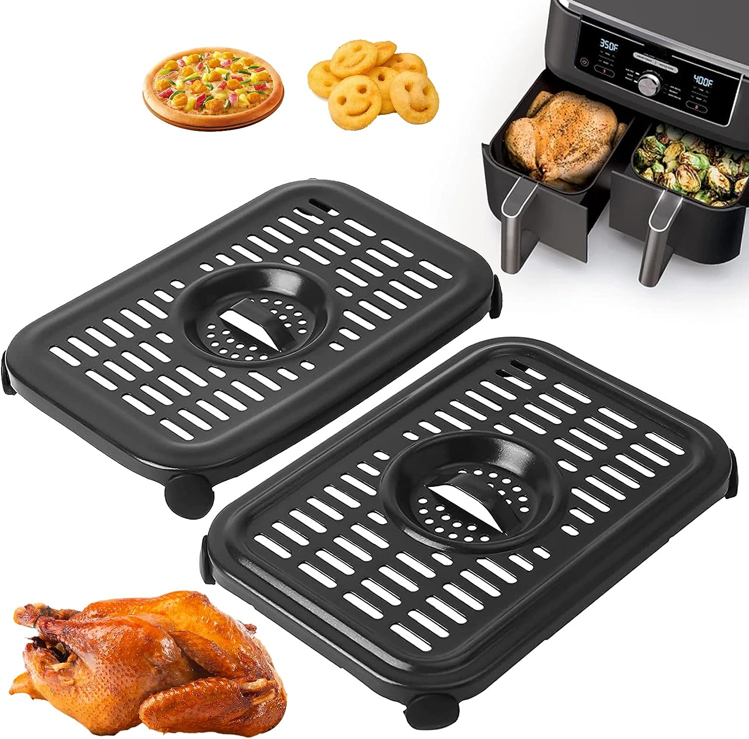 Grill Griddle Plate Compatiable with Ninja Foodi Grill with Air Fryer