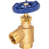 Bent Nose Garden Hose Valve, 1/2 in FIP x 1/2 in MHT, Brass, 20251
