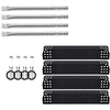 Repair Parts for Nexgrill 720-0925, 720-0925P 4 Burner Gas Grills, Replacement Burner Tubes+Heat Plates
