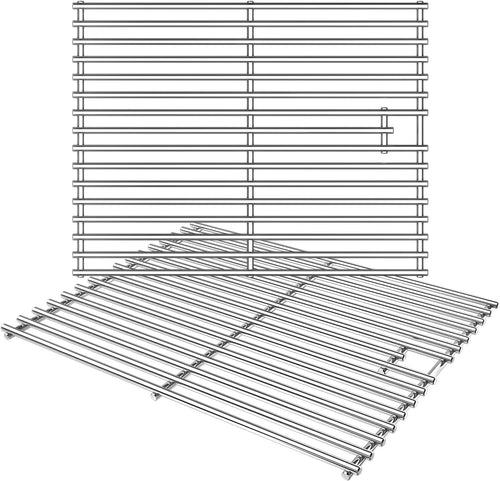 BBQ Grates for most 4-5 Burner Nexgrill Gas Grills, 720-0830H, 720-0888N, 720-0670 etc, 17 X 26.4''