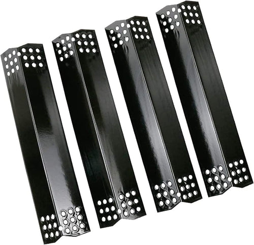 Heat Plate for Grillmaster 720-0697, 720-0737 etc , 4 Pcs 3 3/8 x 14 9/16, Porcelain Steel Grill Replacement Parts