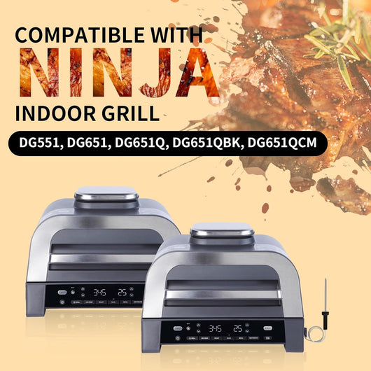 1 échantillon De Thermomètre Numérique Pour Barbecue Ninja AG551/AG651 Foodi MAX Et Friteuse à Air Chaud, échantillon De Rechange Pour Accessoires De Barbecue D'intérieur Ninja